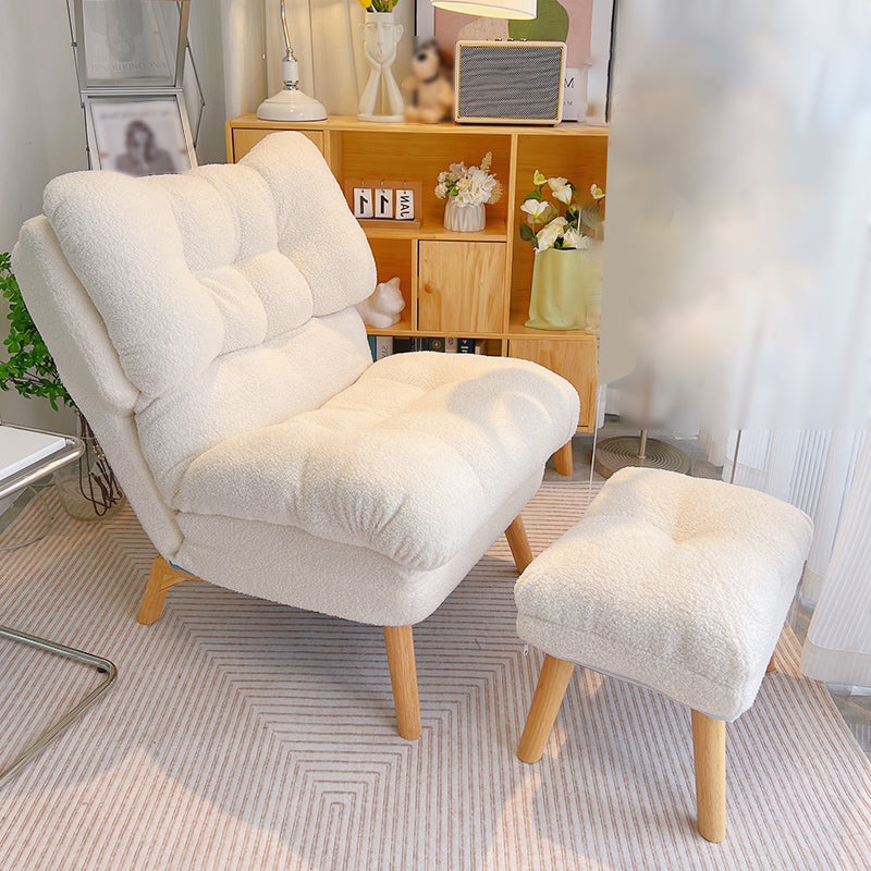 Contemporary Upholstery Recliner Chair Solid Color Standard Recliner