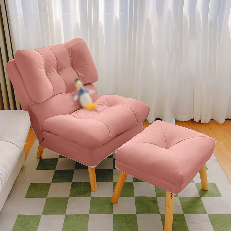 Contemporary Upholstery Recliner Chair Solid Color Standard Recliner