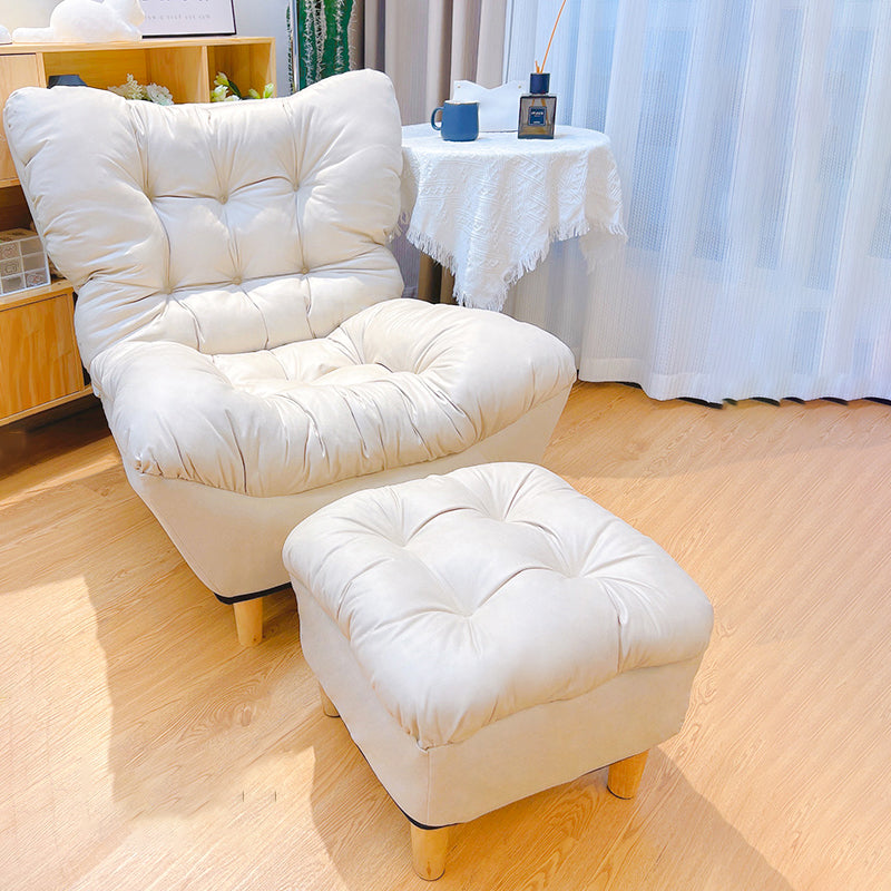 Contemporary Upholstery Recliner Chair Solid Color Standard Recliner