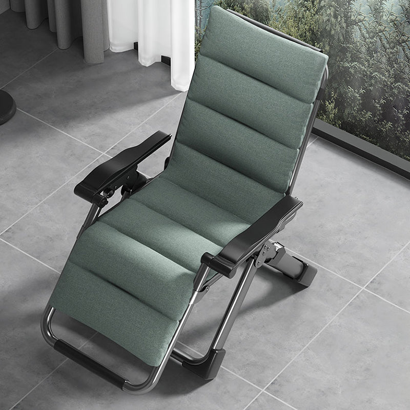 Polyester Blend Standard Recliner With Cup Holders and Legs for Bedroom