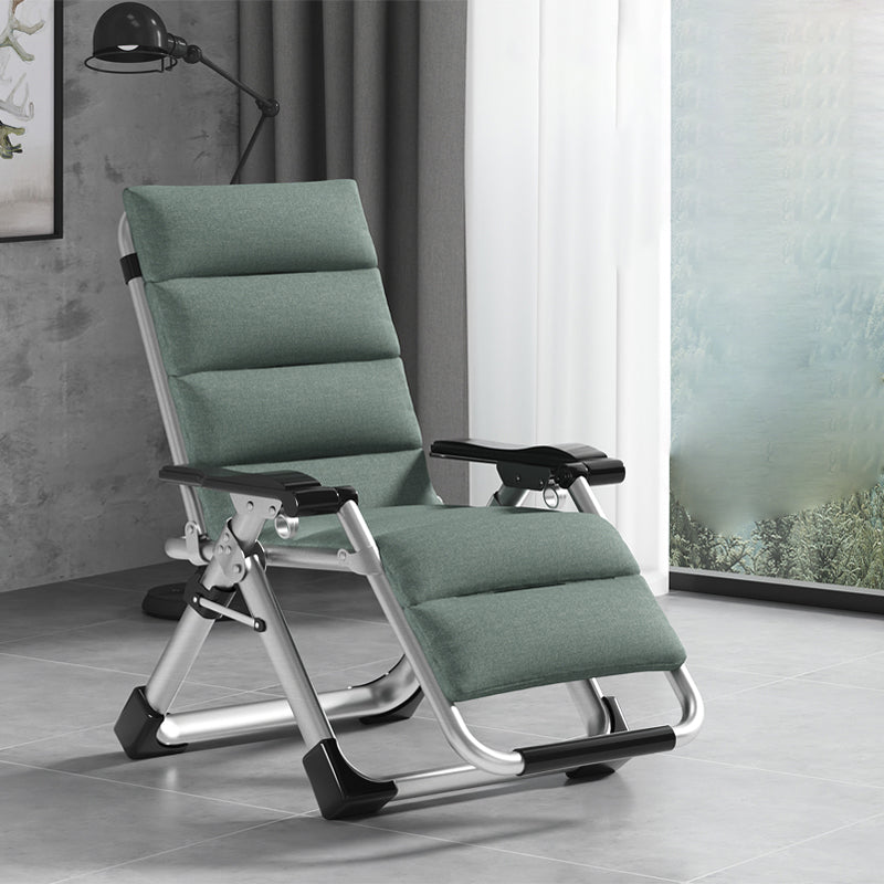 Polyester Blend Standard Recliner With Cup Holders and Legs for Bedroom