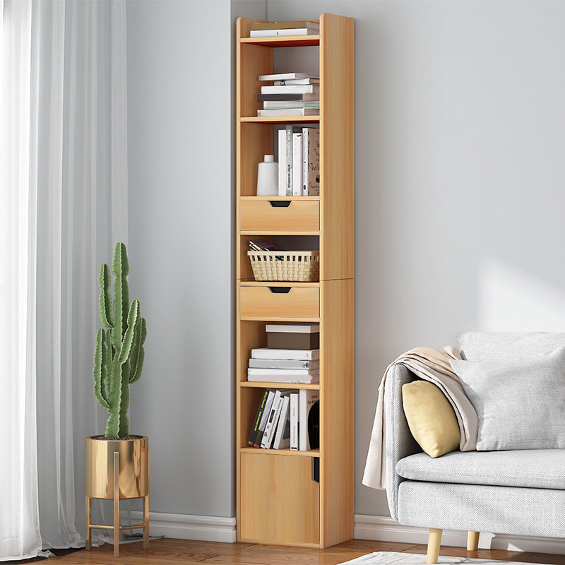 Contemporary Wooden Accent Cabinet with Shelves Storage Cabinet