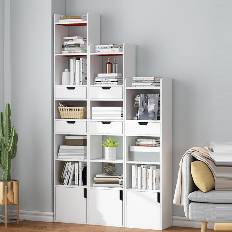 Contemporary Wooden Accent Cabinet with Shelves Storage Cabinet