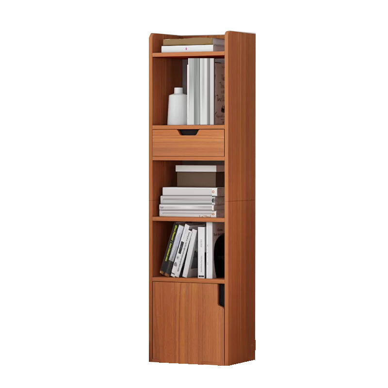 Contemporary Wooden Accent Cabinet with Shelves Storage Cabinet