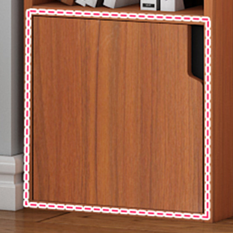 Contemporary Wooden Accent Cabinet with Shelves Storage Cabinet