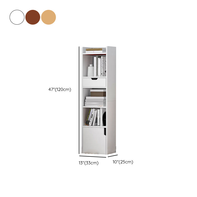 Contemporary Wooden Accent Cabinet with Shelves Storage Cabinet
