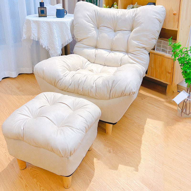 Scandinavian Upholstery Recliner Chair Solid Color Standard Recliner