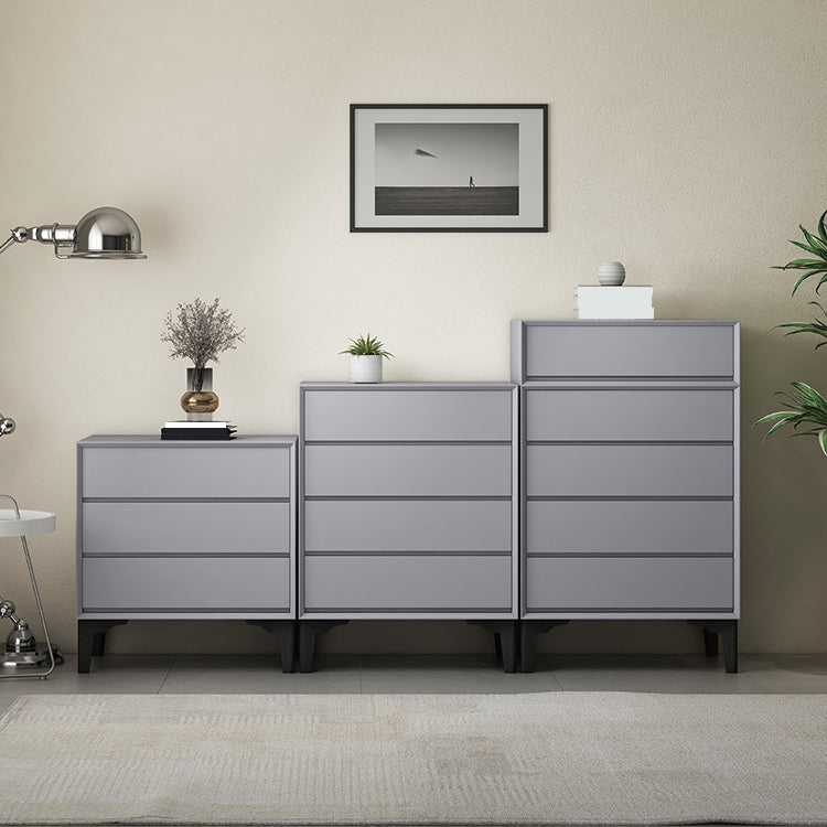 Contemporary Storage Chest Dresser Solid Wood Dresser with 3/4/5 Drawers