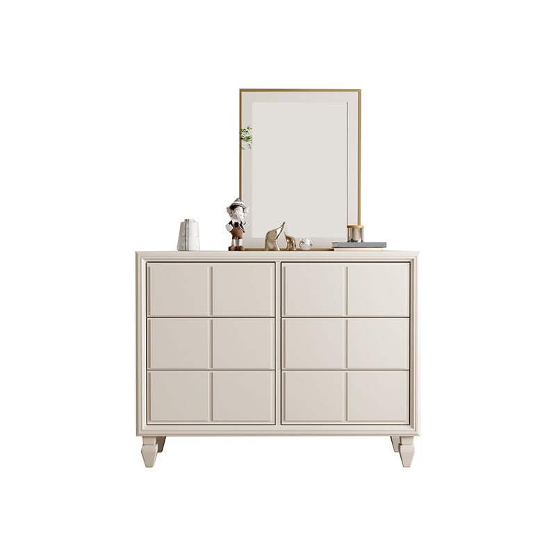 Modern Storage Chest Dresser Solid Wood Dresser with 3/6 Drawers