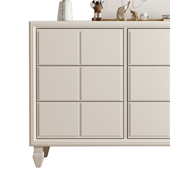 Modern Storage Chest Dresser Solid Wood Dresser with 3/6 Drawers