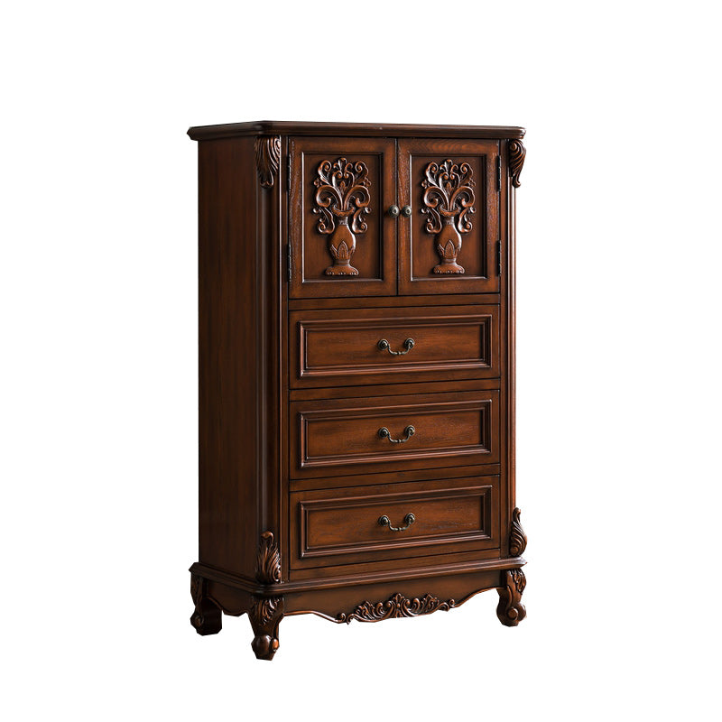 Coastal Storage Chest Solid Wood Dresser with 2/3/4 Drawers , 15.6 Inch Width