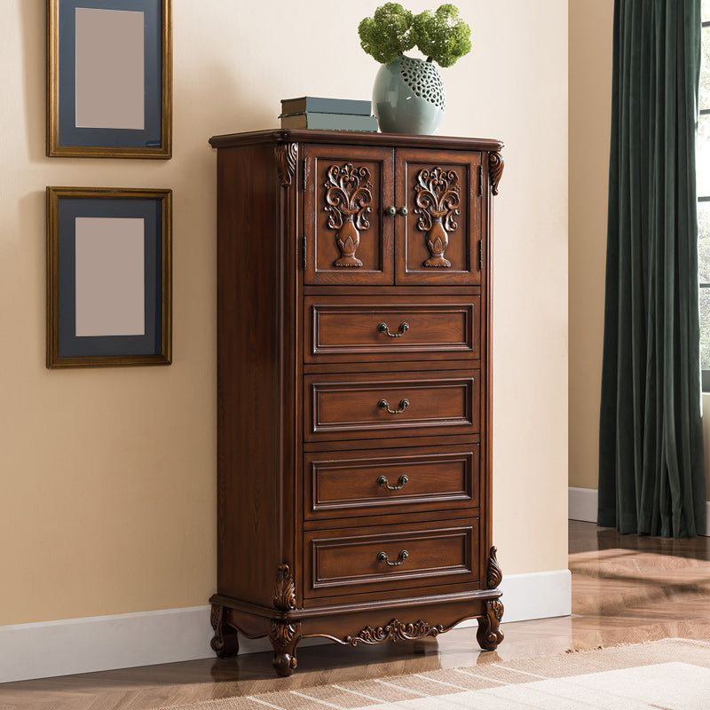 Coastal Storage Chest Solid Wood Dresser with 2/3/4 Drawers , 15.6 Inch Width