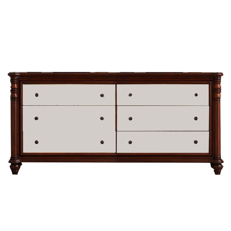 Solid Wood Lingerie Chest Traditional Horizontal Storage Chest