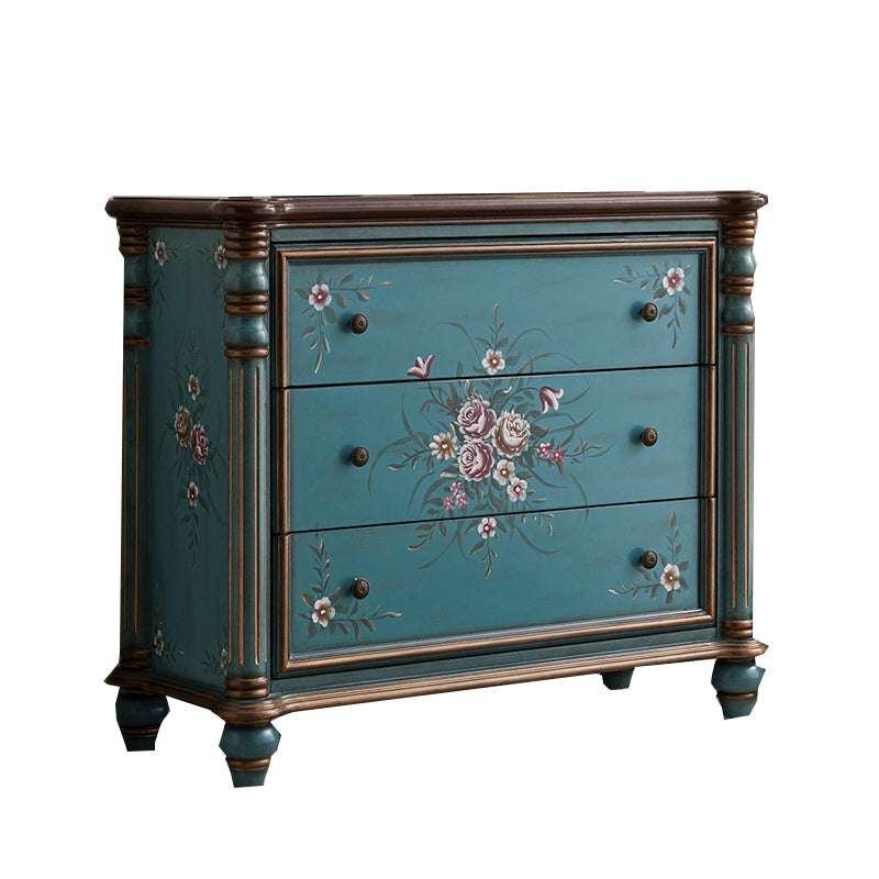 Solid Wood Lingerie Chest Traditional Horizontal Storage Chest