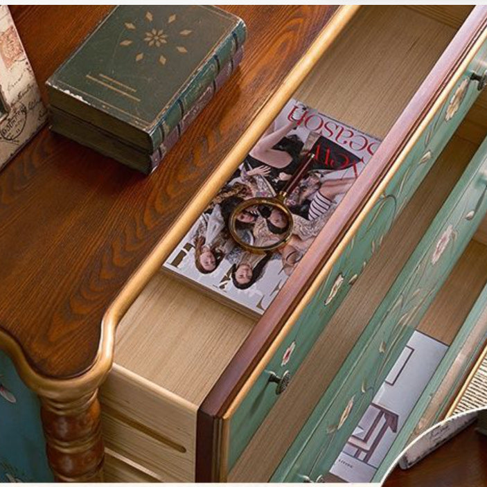 Solid Wood Lingerie Chest Traditional Horizontal Storage Chest