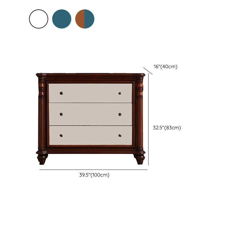 Solid Wood Lingerie Chest Traditional Horizontal Storage Chest