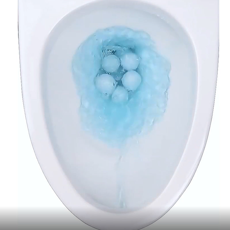 Traditional One Piece Flush Toilet Floor Mounted White Toilet Bowl for Bathroom