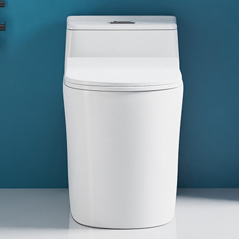 Modern 1 Piece Flush Toilet Floor Mounted White Toilet Bowl for Bathroom