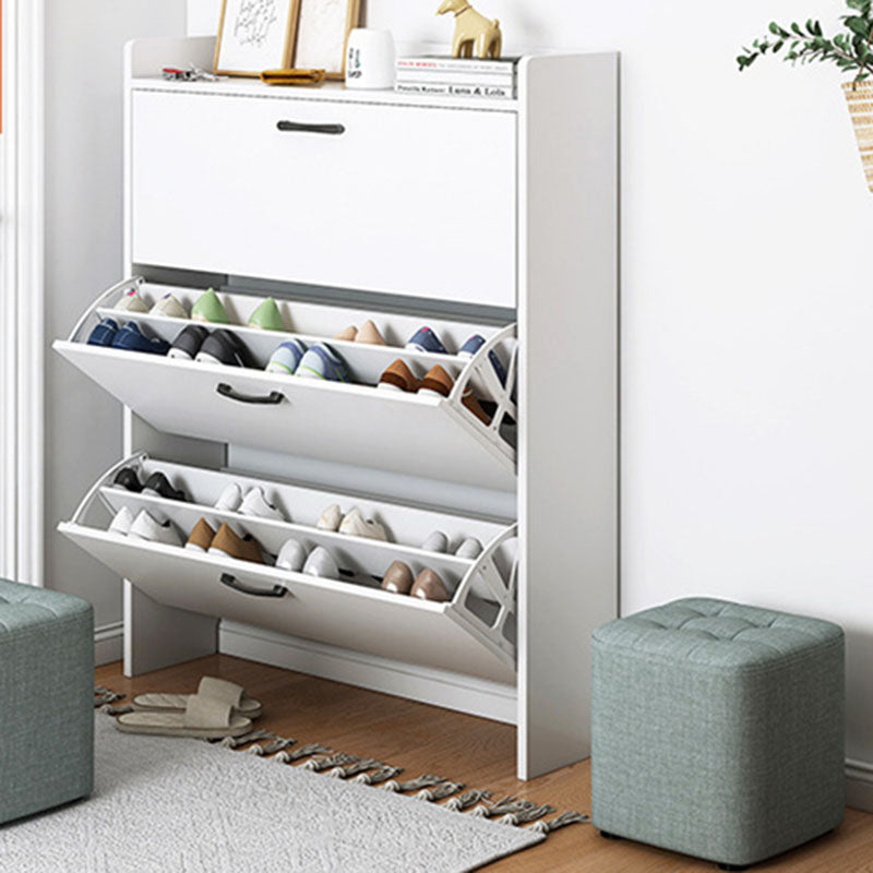 Solid Color Fabric Standard Stool Modern Simple Square Upholstered Stool