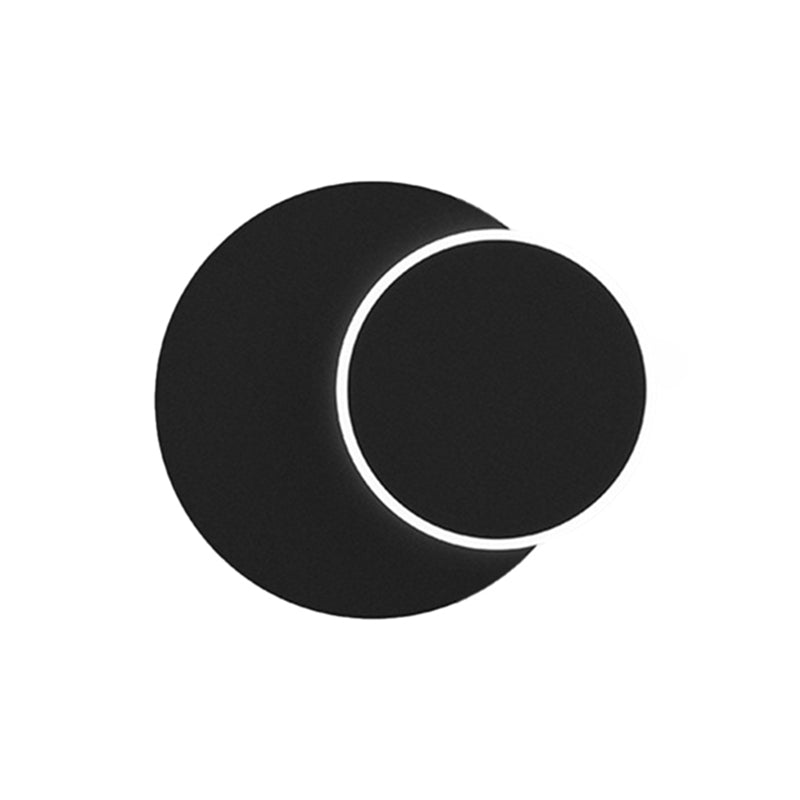 Single White Modernism Wall Mounted Sconce Statement Wall Light for Bedroom