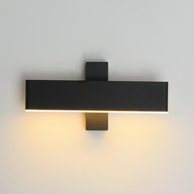Single Black/White Modern Wall Mounted Sconce LED Wall Light for Bedroom