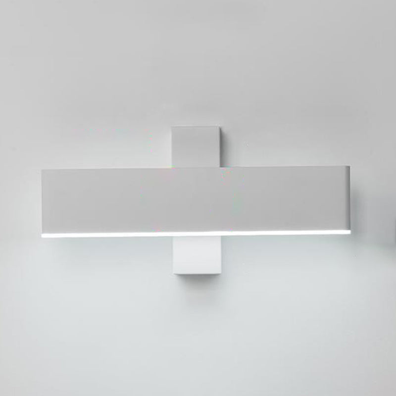 Single Black/White Modern Wall Mounted Sconce LED Wall Light for Bedroom