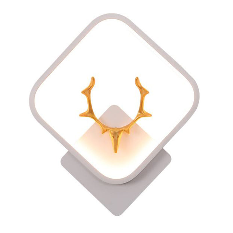 1 Light Unique Shape Wall Mounted Light Modern Sconce Light Fixture for Living Room