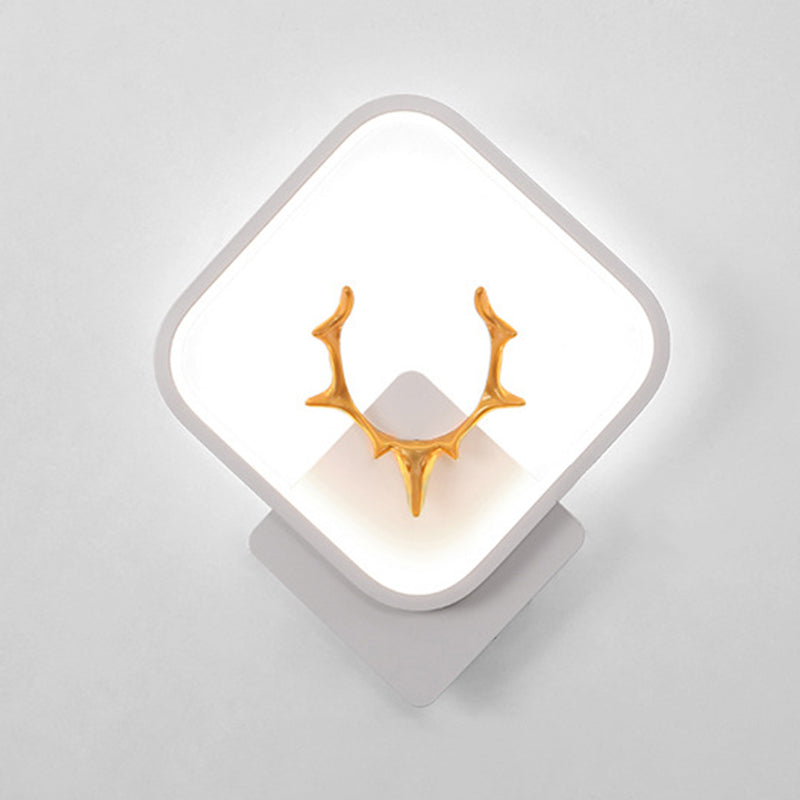 1 Light Unique Shape Wall Mounted Light Modern Sconce Light Fixture for Living Room