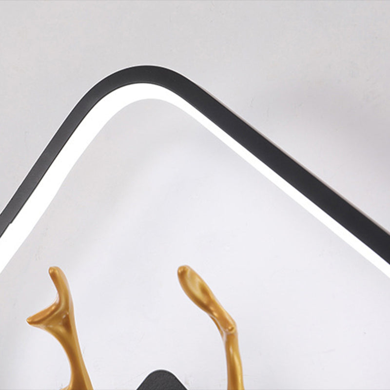 1 Light Unique Shape Wall Mounted Light Modern Sconce Light Fixture for Living Room