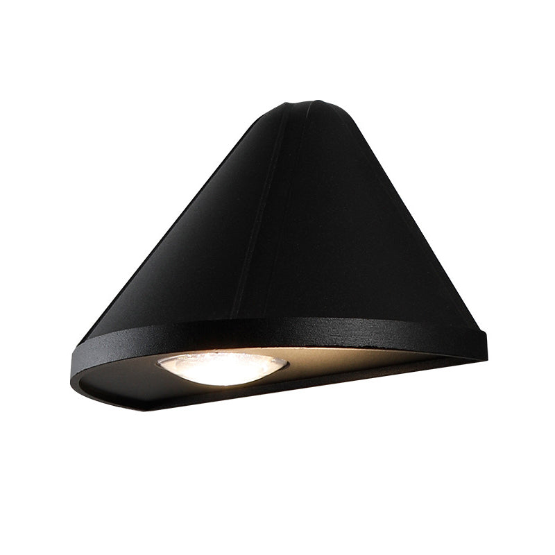 Cone Modern LED Wall Mount Aluminum Wall Light in Black / White