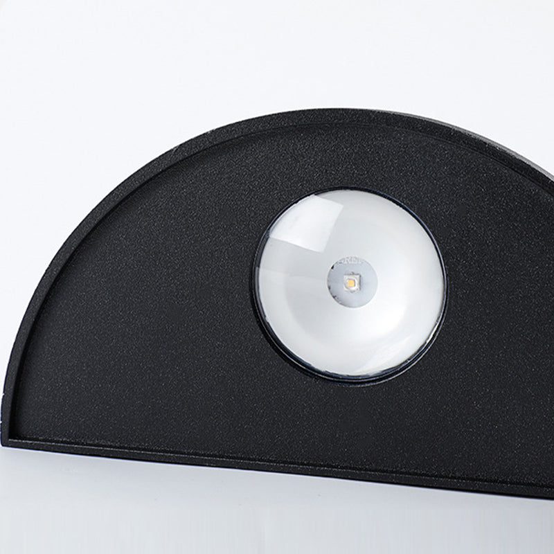 Cone Modern LED Wall Mount Aluminum Wall Light in Black / White