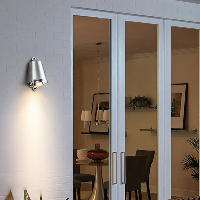 Single Contemporary Polished Finish Wall Mounted Sconce LED Wall Light for Foyer