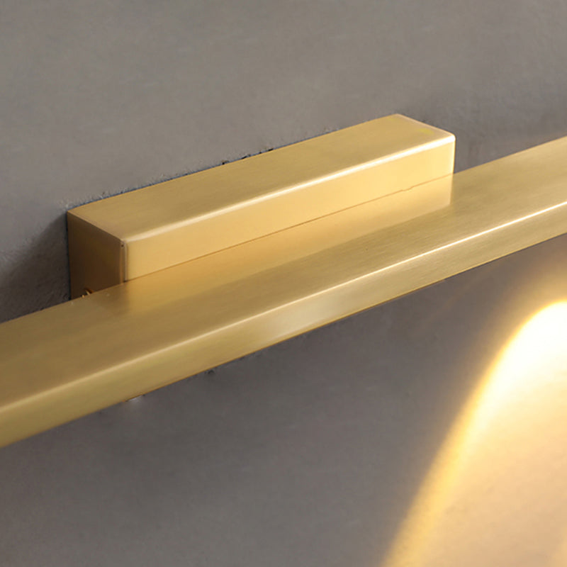Post Modern 3 / 4 - Light Bath Bar Solid Brass Bathroom Vanity Lighting in Gold