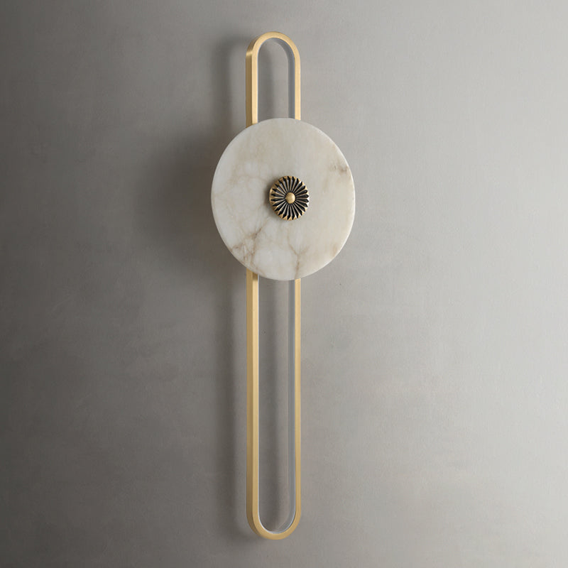 2 - Light Gold LED Bath Bar Solid Brass Post Modern Bathroom Vanity Lighting