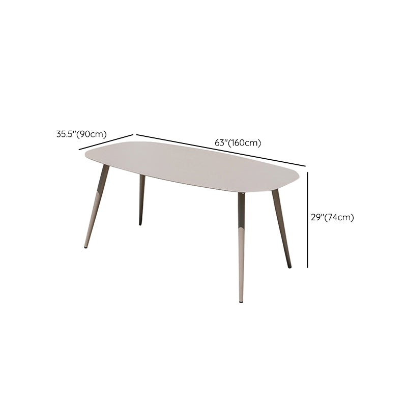 Industrial Aluminum Frame Patio Table Outdoor Rust Resistant Patio Table