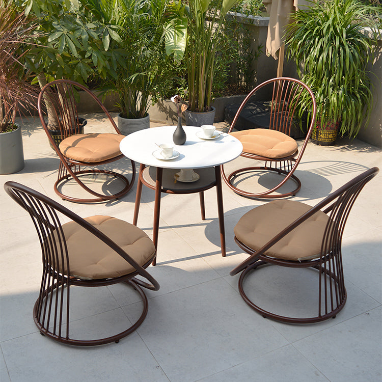 Modern Style Bistro Table Set Round 2/3/5 Pieces Bistro Table Set