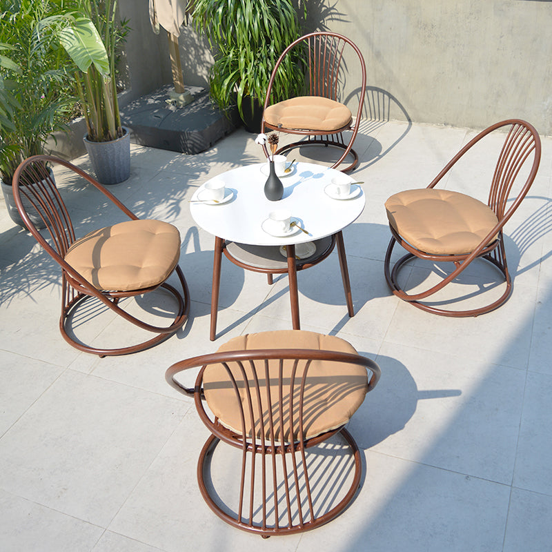 Modern Style Bistro Table Set Round 2/3/5 Pieces Bistro Table Set
