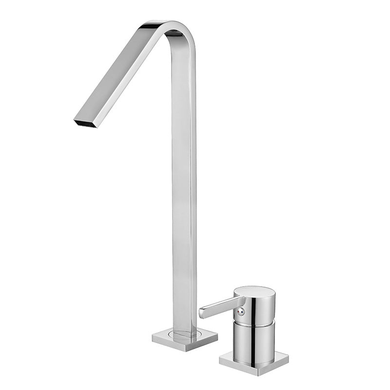 Single Handle Basin Faucet Contemporary Luxury Bathroom Faucet