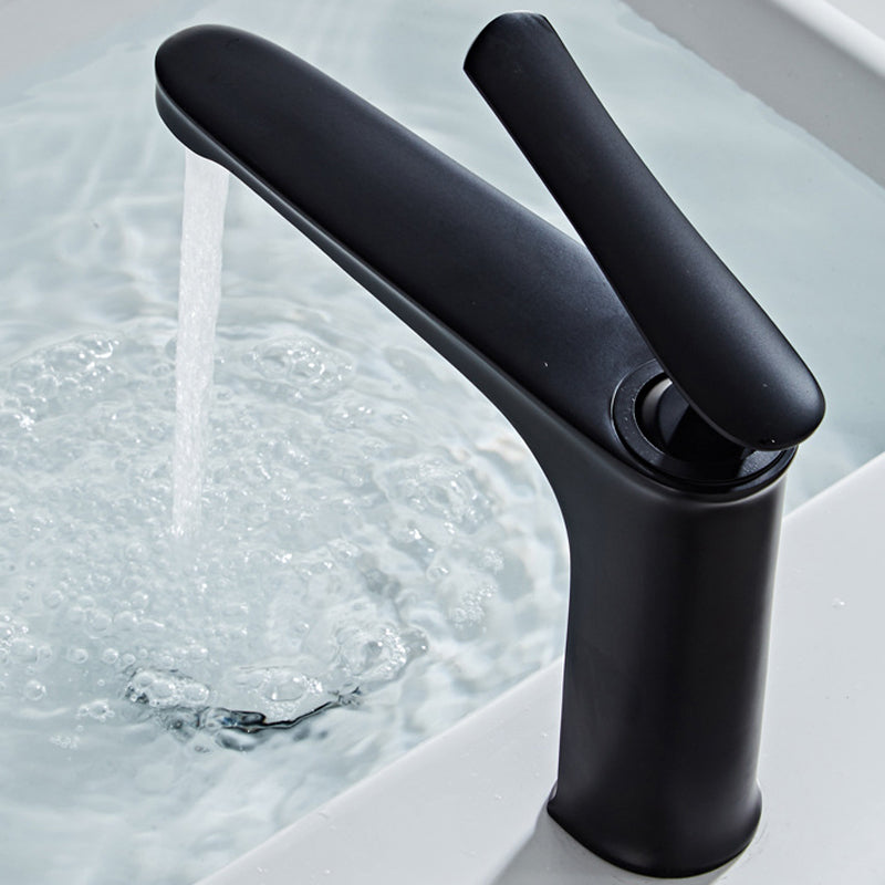 Light Luxury Basin Faucet 6.69" H Modern Brass Vessel Sink Faucet