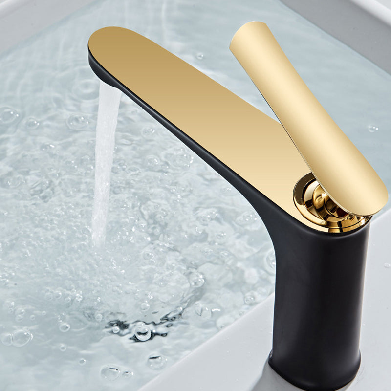 Light Luxury Basin Faucet 6.69" H Modern Brass Vessel Sink Faucet
