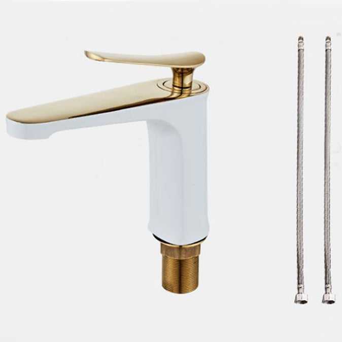 Light Luxury Basin Faucet 6.69" H Modern Brass Vessel Sink Faucet