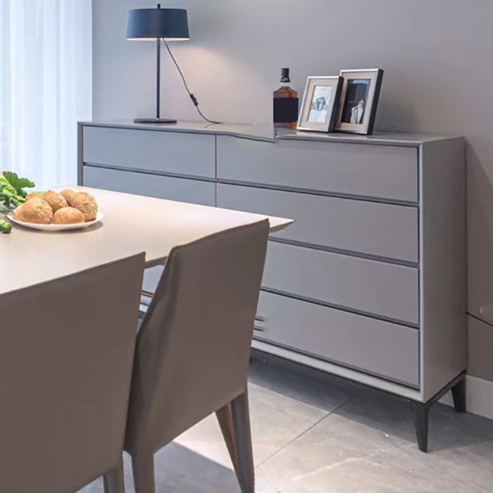 Contemporary Storage Chest Dresser 8 Drawers Storage Chest , 15.6 Inch Width