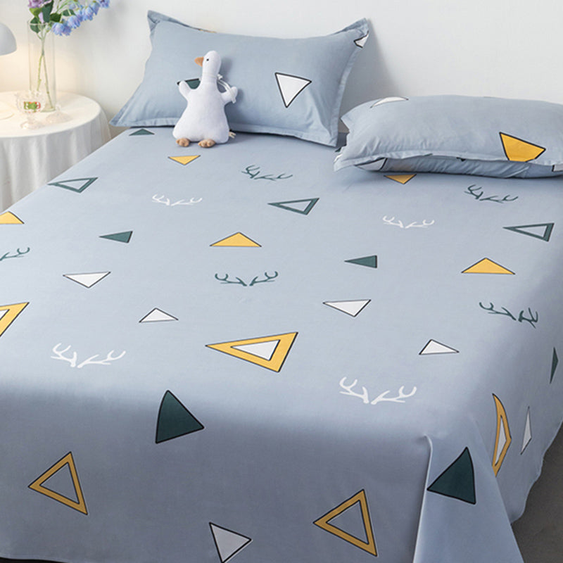 Cartoon Printed Bed Sheet Polyester Twill Non-Pilling Fade Resistant Sheet