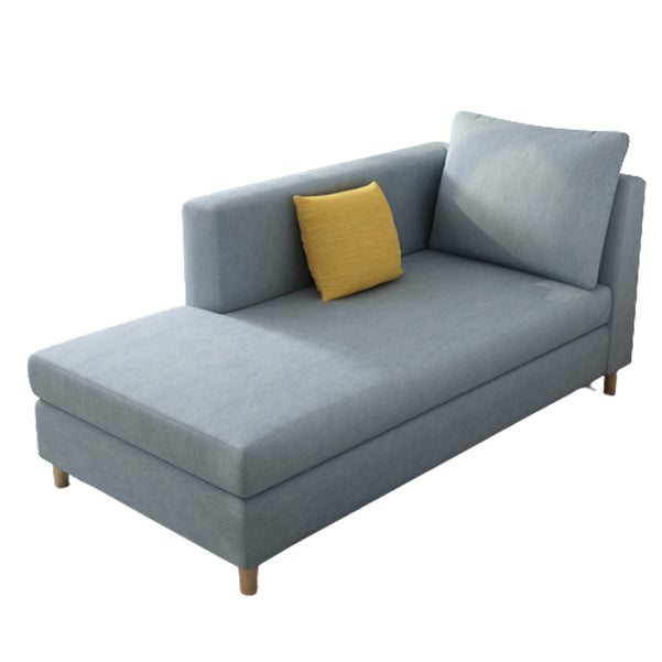 Nordic Recessed Arms Chaise Lounge with Cushioned for Bedroom and Living Room
