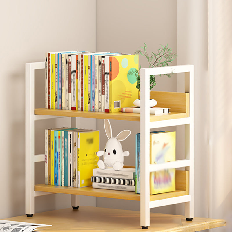 Standard Bookshelf Engineered Wood Scandinavian Open Back with Shelves