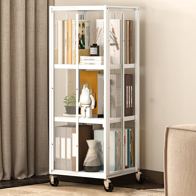 Standard Bookshelf Engineered Wood Scandinavian Open Back with Shelves