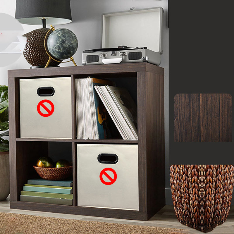 Standard Open Back Bookcase Engineered Wood Scandinavian Bookshelf (Drawers not Included)