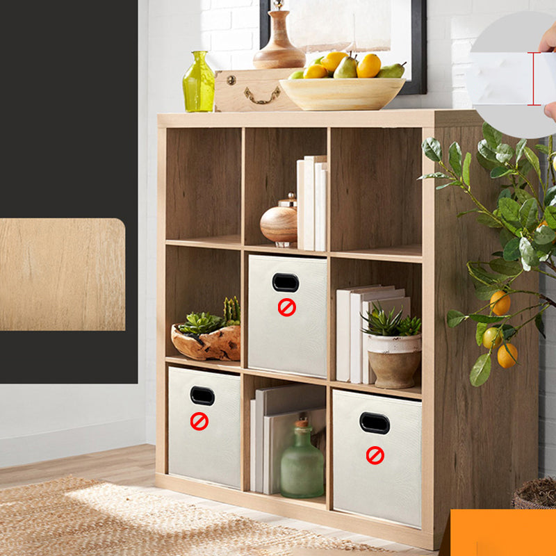 Standard Open Back Bookcase Engineered Wood Scandinavian Bookshelf (Drawers not Included)