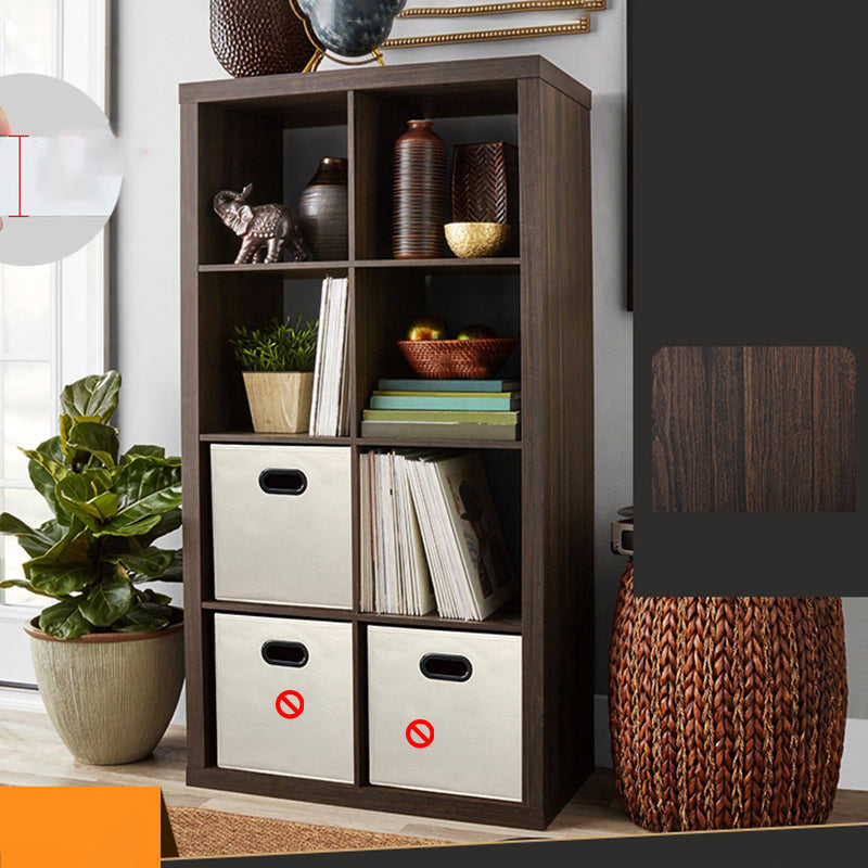 Standard Open Back Bookcase Engineered Wood Scandinavian Bookshelf (Drawers not Included)