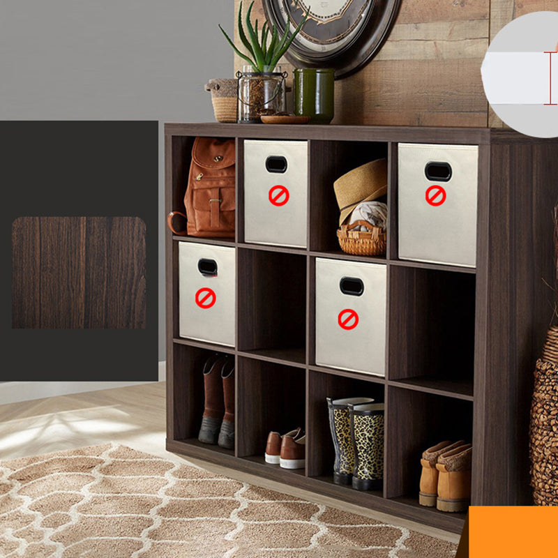 Standard Open Back Bookcase Engineered Wood Scandinavian Bookshelf (Drawers not Included)